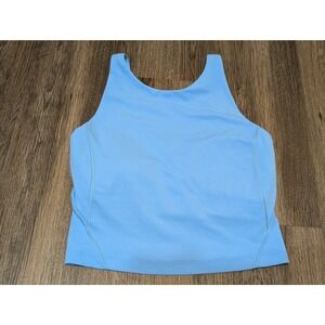 Lululemon Women Align High-Neck Workout‎ Activewear Tank Top Blue Size 2 LW1DKES